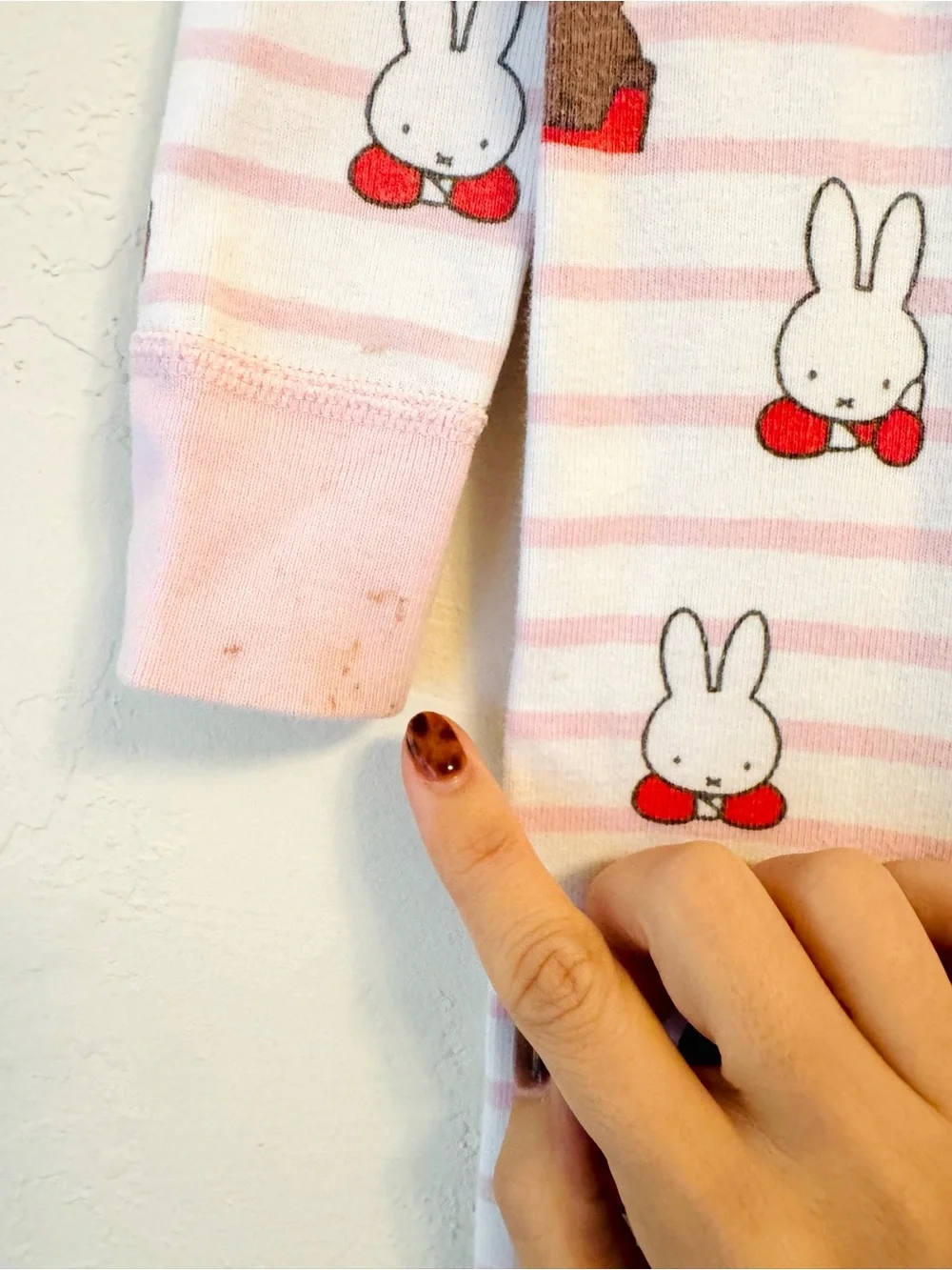 Hanna Andersson Miffy 2-Way Zip Sleeper pajamas